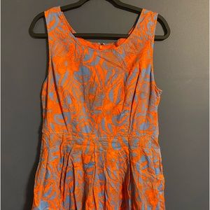 Orange dress from Talbots. Size 14P.